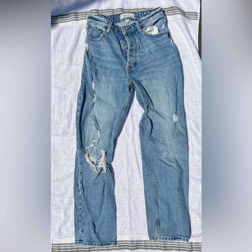 Abercrombie the dad high rise jeans